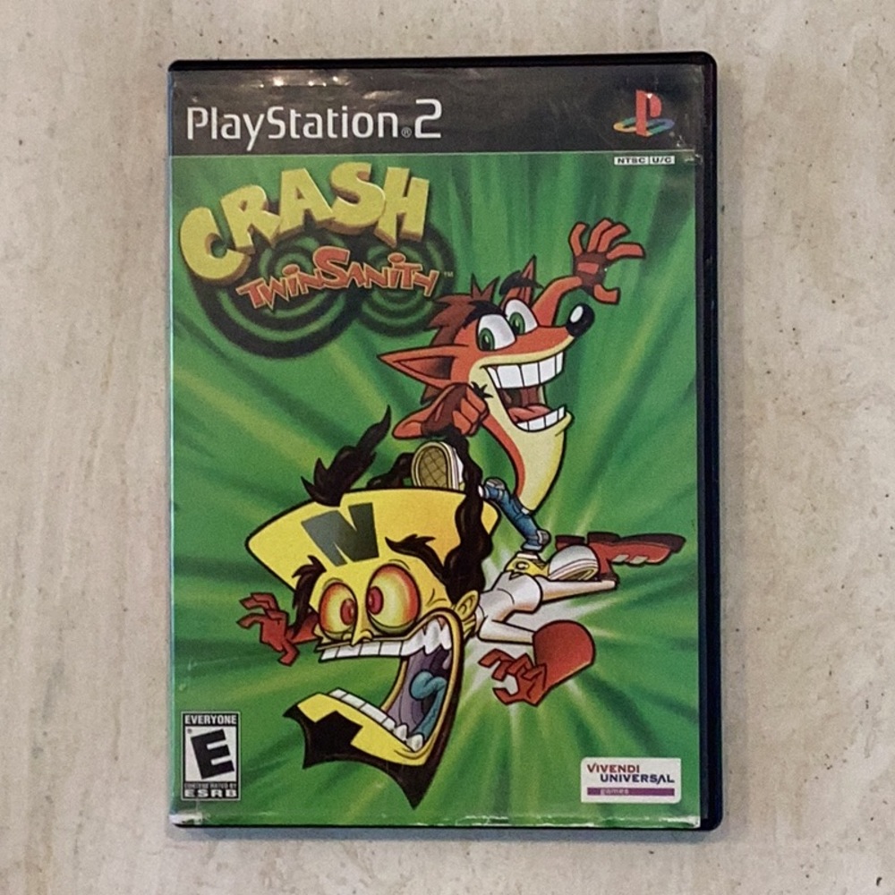 Crash Twinsanity PlayStation 2 Game PS2 Crash Bandicoot